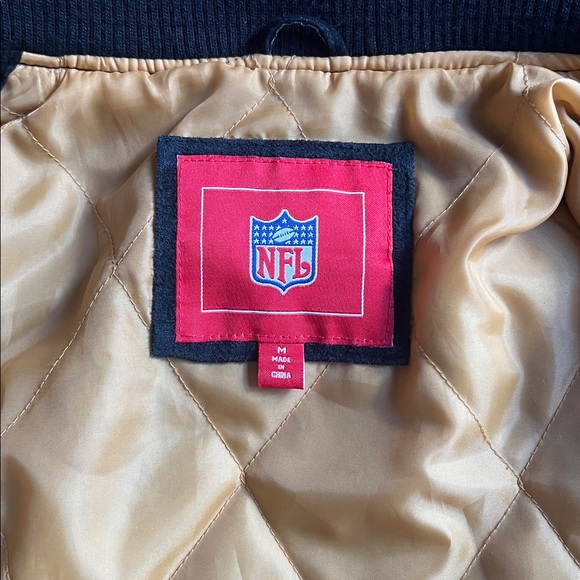 EUC Vintage Pittsburgh Steelers Suede Bomber Jacket - Picture 12 of 16